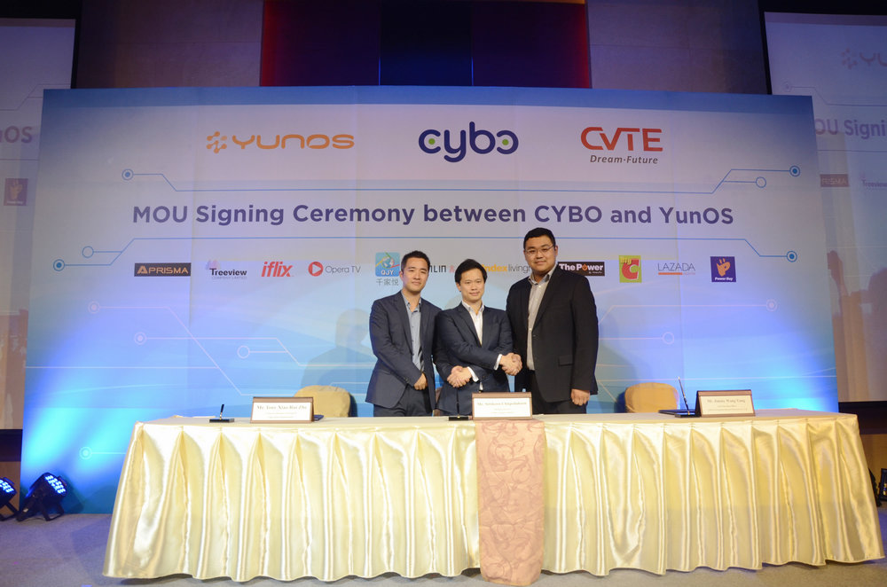 YunOS��Ӫ���ܾ���Ф��ܡ�Cybo�ܾ���Sittikorn Chitpedakorn��CVTE COO�����ϯ������
